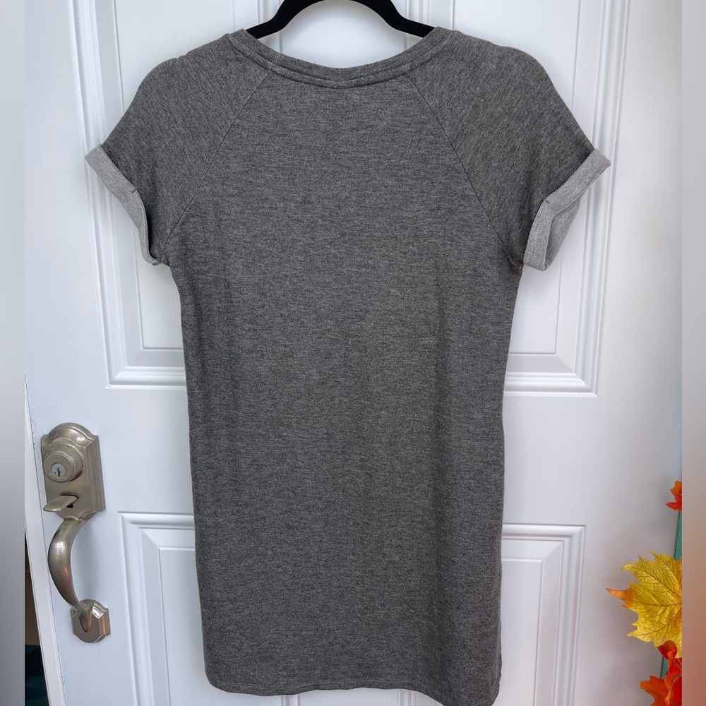 Tresics Beach Swim Cover Up Gray Small Super Soft With Pockets